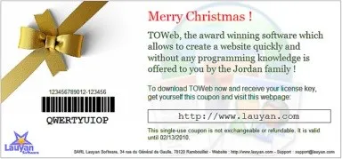 TOWeb voucher example