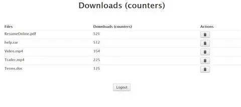 Contador de downloads